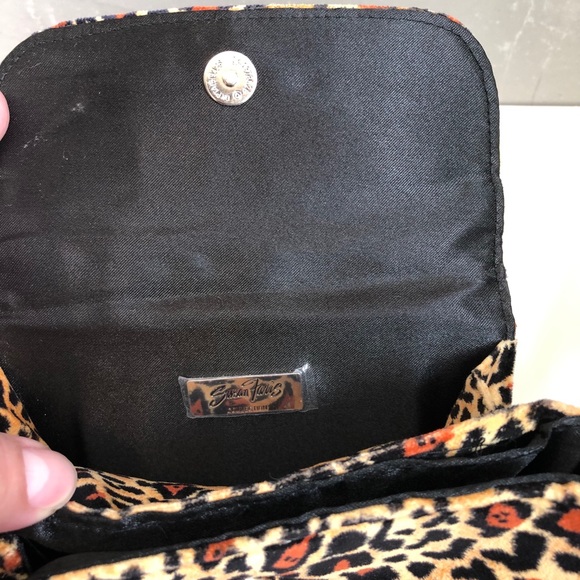 Susan Faris Cheetah Print Small Wrist Purse - Picture 8 of 11